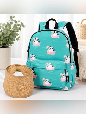Toddler Vacation Set 🦩 Panda Flamingo Backpack
